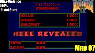 Famous Hell Revealed Map 07 - Arachnophobia UV 100% Pistol Start Wealth