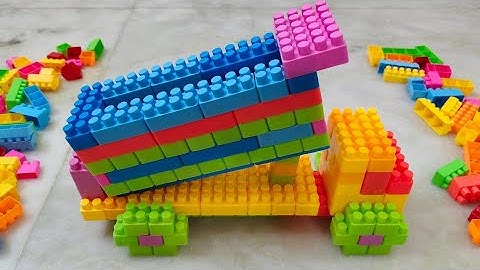 Satisfying DIY Truck ASMR/ Building Blocks/block game /lego building fun#asmr#buildingblocks