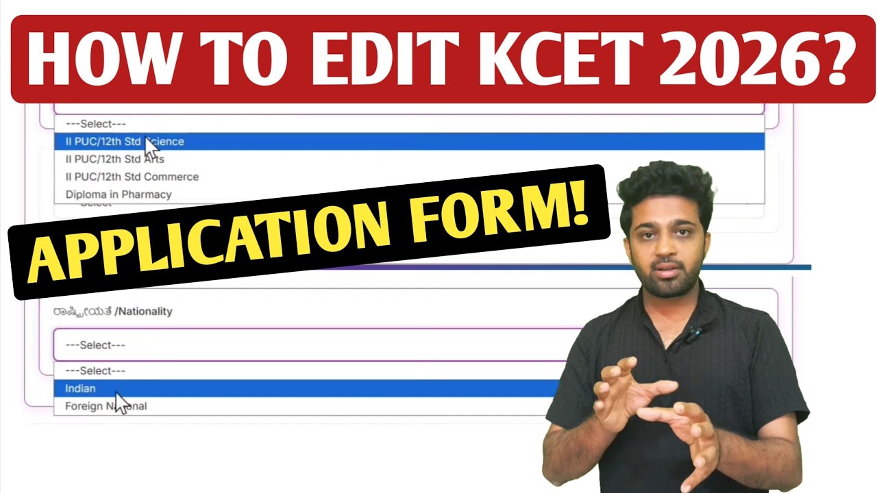 How to Edit KCET Application Form 2026 ? | Study Years Verification | B.Sc Nursing Course Admission