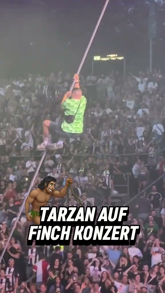 Tarzan war auf meinem Konzert
