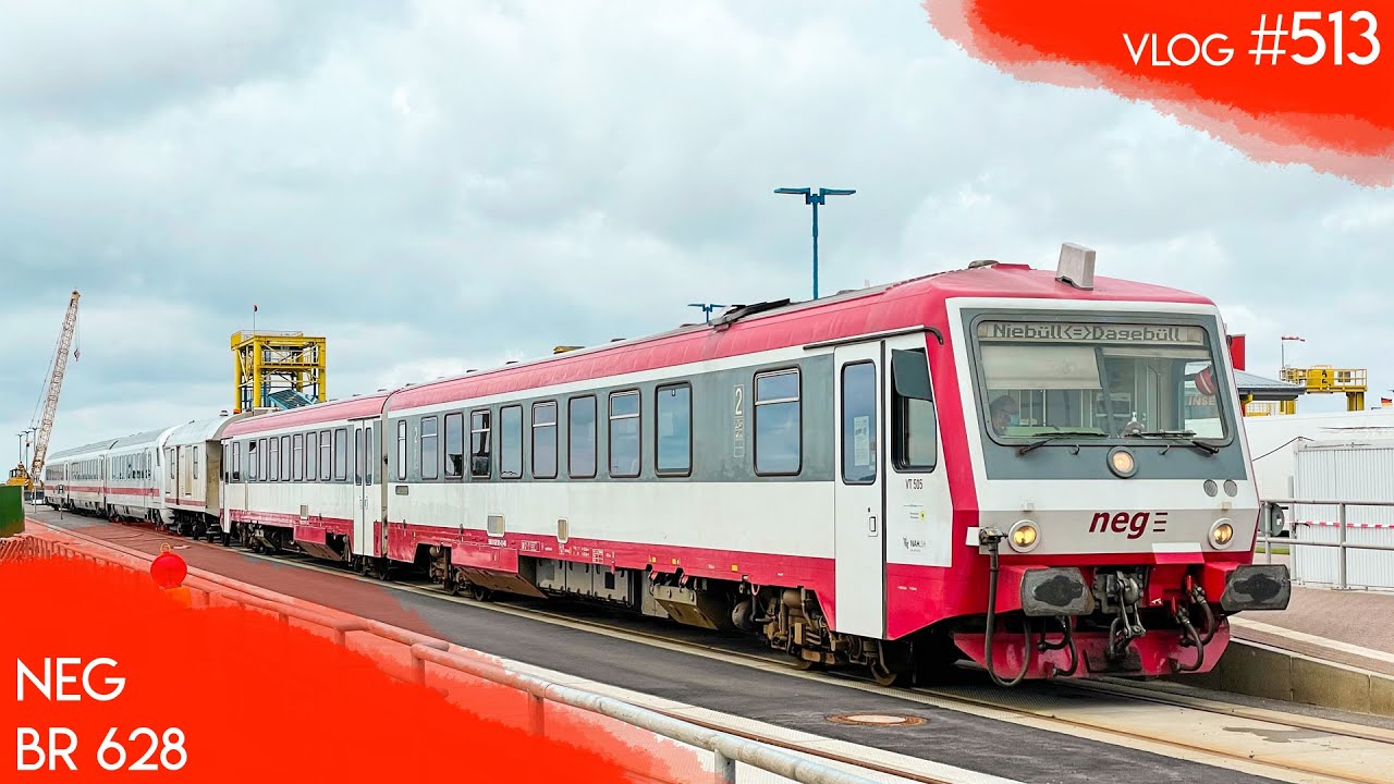 Mit der neg in der Baureihe 628 nach Dagebüll | TripReport | Vlog 513