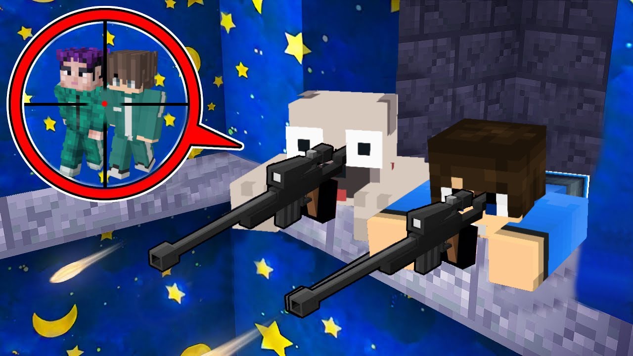 DANI ÉS KIIS TITKOS MESTERLÖVÉSZ LETT A SQUID GAME 3-BAN A MINECRAFTBAN!