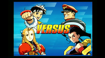 Capcom Fighting Evolution - (PS2 - Real Hardware). Gameplay with Sakura & Karin