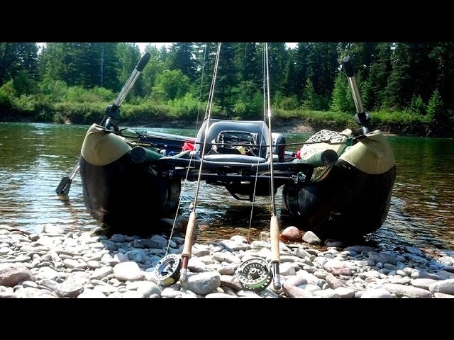 Inflatable Pontoon Boat Fly Fishing 