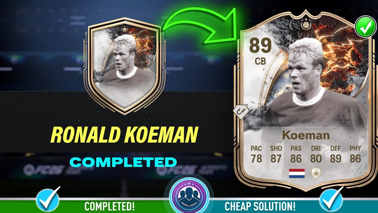 89 Thunderstruck Icon Ronald Koeman SBC Solution - Cheap Solution & Tips - FC 26