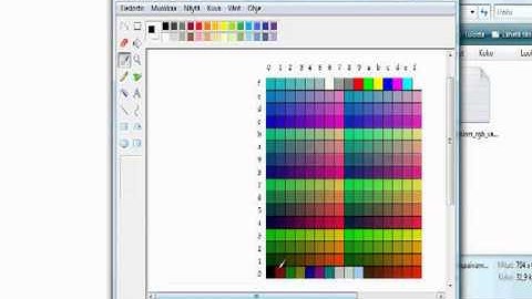 All 256 systemcolors at color palette Windows( 8 bit image ) and ms-dos(videomode 13h)