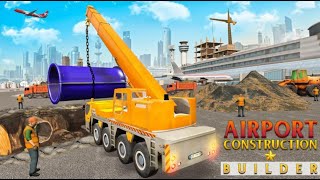 Airport Construction Builder New unloked jcb Android Gameplay #2020 screenshot 3