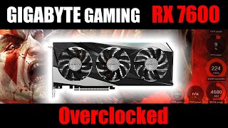 Gigabyte RX 7600 GAMING OC | Overclocked - YouTube
