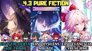 E0 The Herta x E0 Hysilens x E0 Evanescia | 4.3 Apocalyptic Shadow Starward Mode | Honkai Star Rail