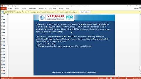 Problem on Series Ohmmeter