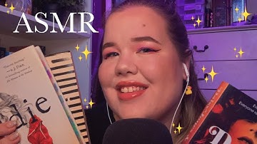 ASMR My Favourite Books (Whisper Rambling, Book Tapping, Page Flipping, etc.) ✨📚