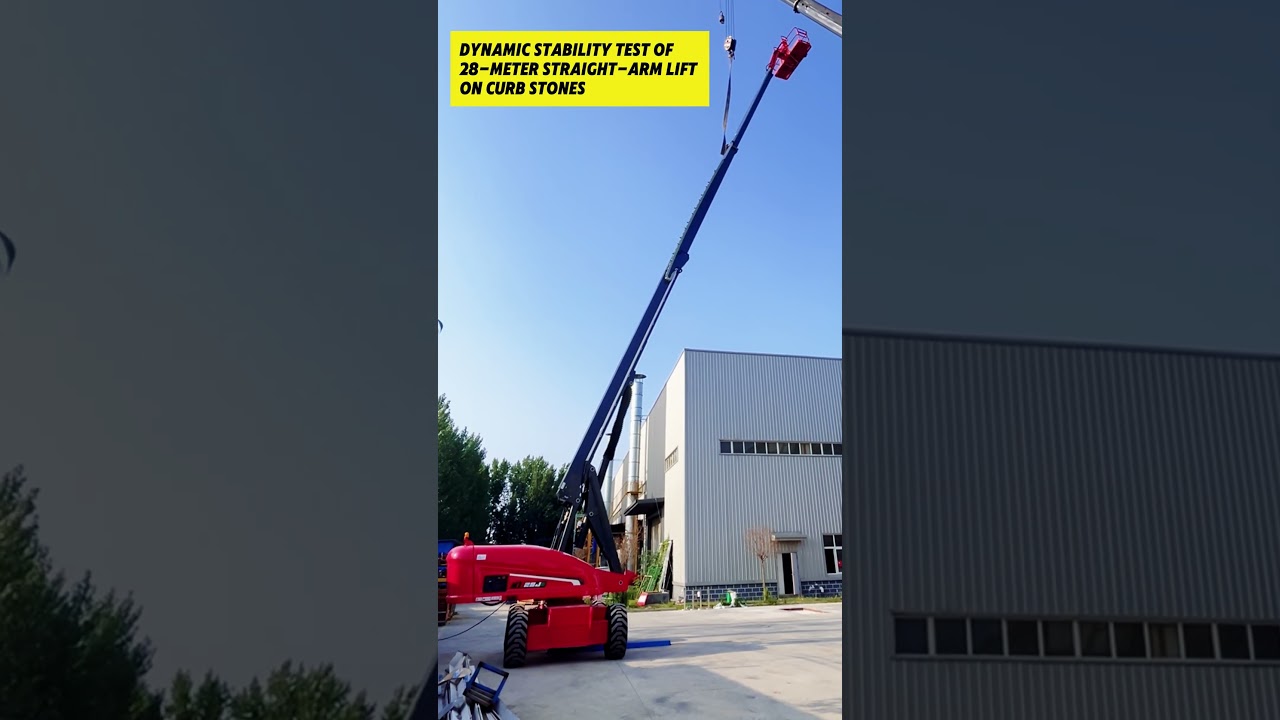 Testing the Capabilities of a Powerful Boom Lift Aerial Work Platform 