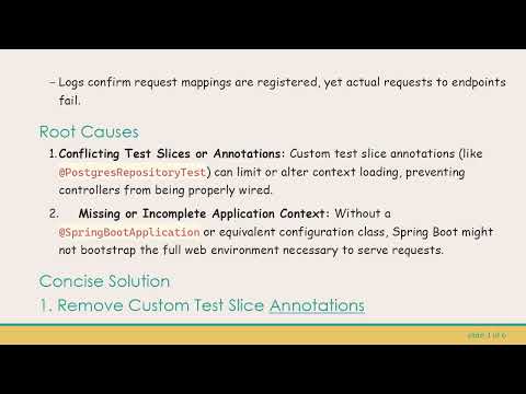 How to Fix 404 Not Found in Spring Boot RestController Integration Tests