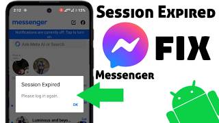 Session Expired Please log in again on Messenger fix