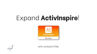 Embed HTML to your flipchart in Promethean ActivInspire