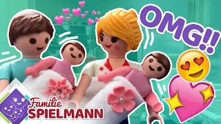 DIE ZWILLINGE KOMMEN! 👧🏻 👧🏻 Die Geburt mit kleinen Pannen - Playmobil Film deutsch screenshot 1