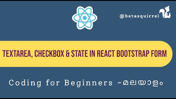 React Bootstrap Textarea and Checkbox Tutorial: State Management Demystified - Malayalam Tutorial