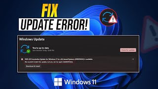 How to Fix Windows 11 Update Errors | Update Failed | Error Encountered Error | Update Showing Retry