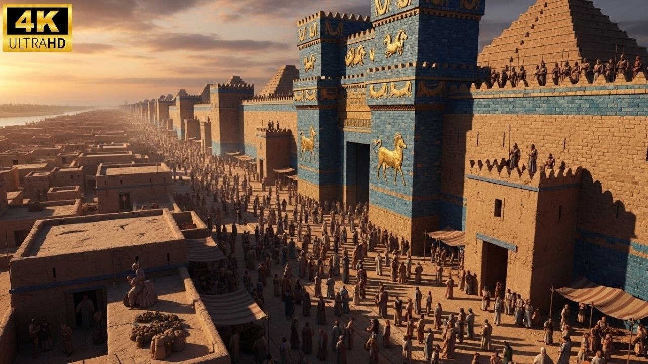 OVAKVA JE BILA Babilon nekoliko minuta prije pada carstva (539 pr. Kr.) — AI Rekonstrukcija