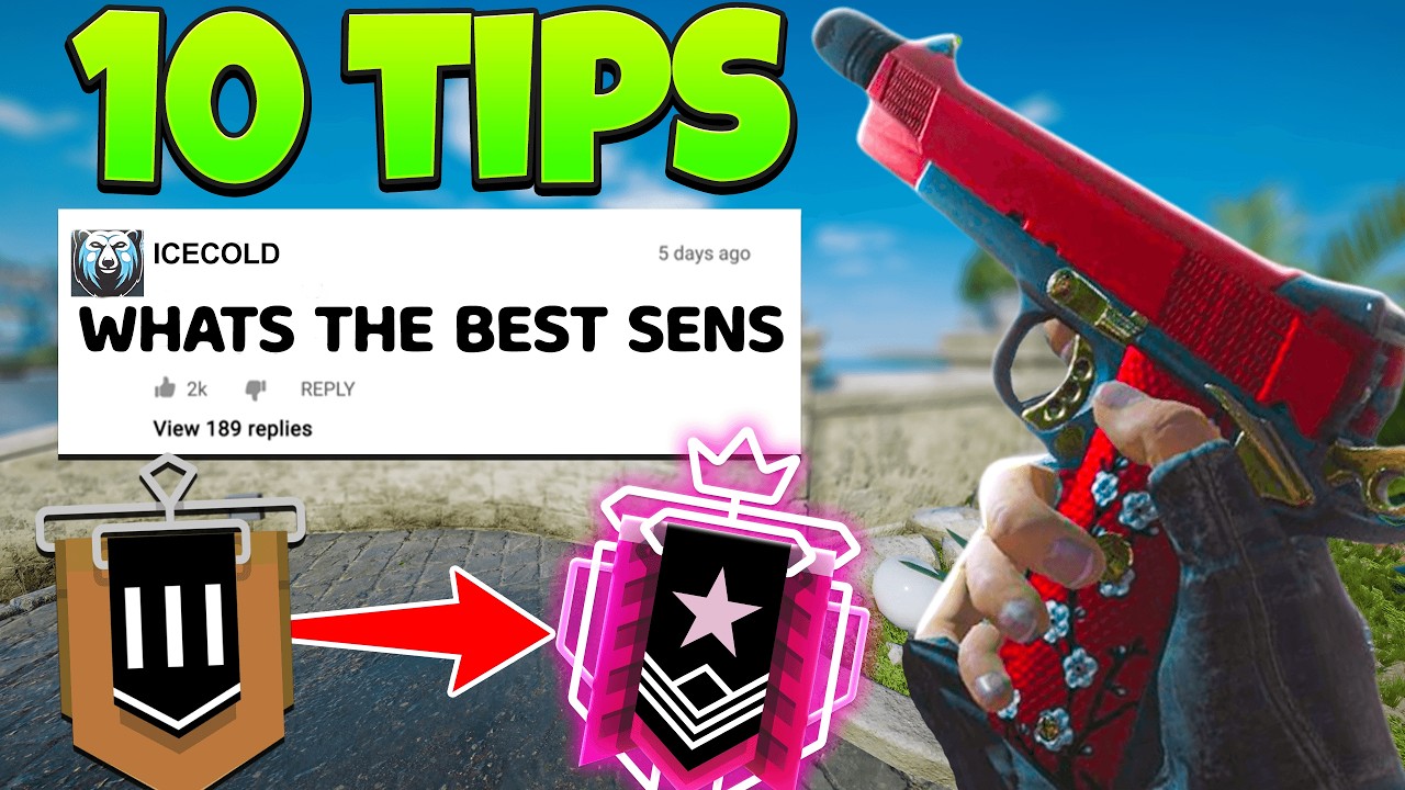 10 Tips To INSTANTLY Rank Up in Rainbow Six Siege - YouTube
