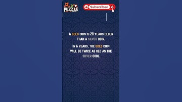 Geniuses can solve this Age Puzzle #AgePuzzle #LogicChallenge #BrainTeaser #MathPuzzle #shorts