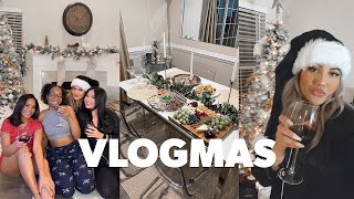 VLOGMAS DAY 24 | friendsmas party, white elephant, viral tik tok christmas cookies