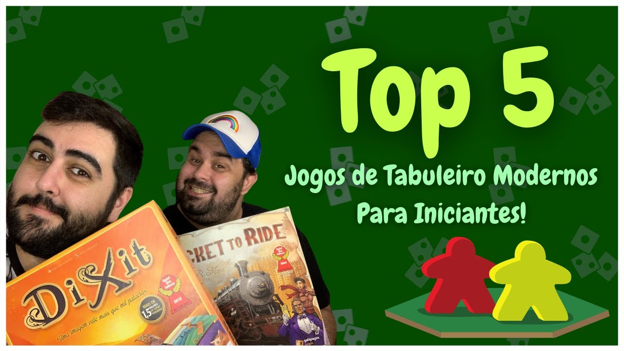TOP 5 MELHORES JOGOS DE TABULEIRO 
