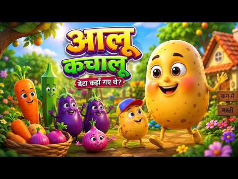 Aalo Kachalu Beta Kahan Gaye They || आलू कचालू बेटा | Popular Hindi Rhymes For Kids - Sona Mona Kids
