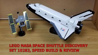 LEGO NASA SPACE SHUTTLE DISCOVERY, SET 10283, SPEED BUILD & REVIEW