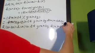Proof of Product Rule