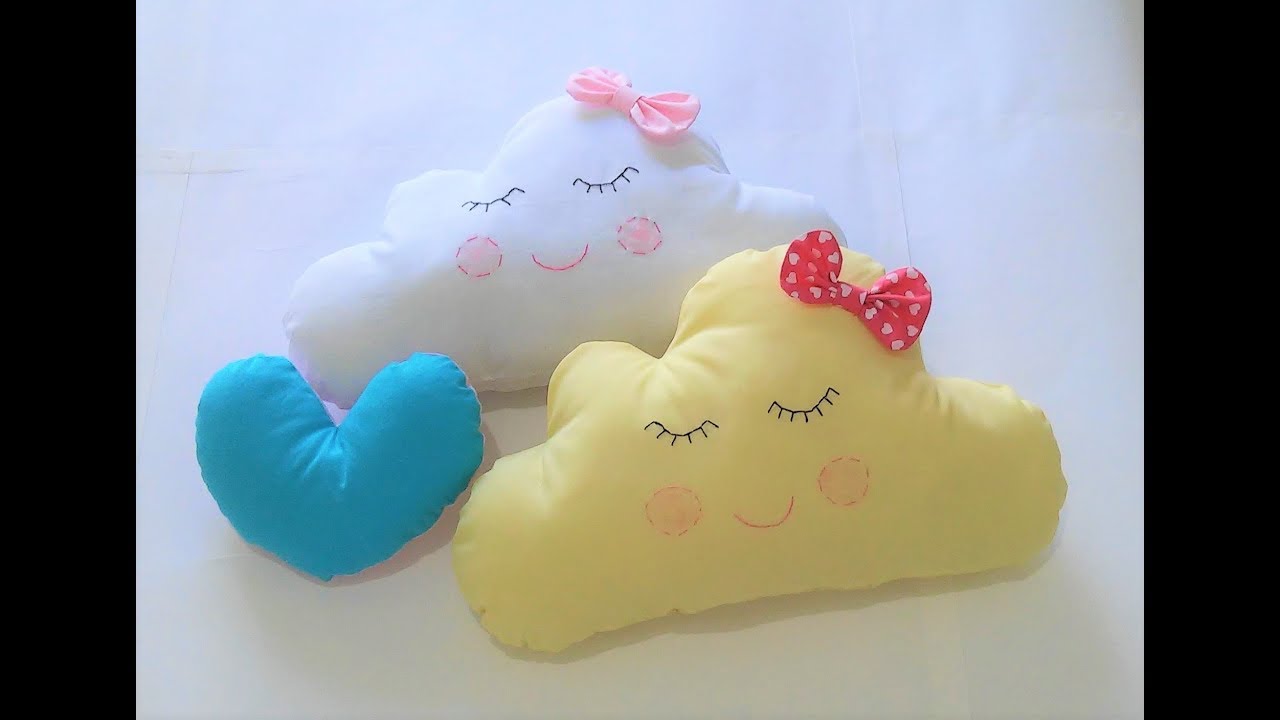 Passo a passo almofada nuvem