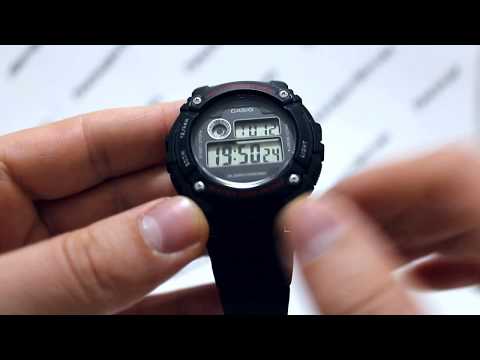 Часы Casio Illuminator W-216H-1A [W-216H-1AVEF] - видео обзор от PresidentWatches.Ru