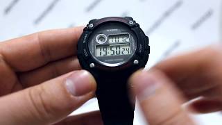 Часы Casio Illuminator W-216H-1A [W-216H-1AVEF] - видео обзор от  PresidentWatches.Ru - YouTube