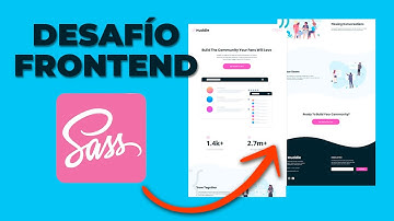 APRENDE a hacer este LANDING PAGE usando HTML y SASS / SCSS - 🎖️ Desafío FrontEnd #18 (1/2)