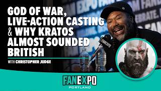 Famous God of War, Live-Action Casting & Why Kratos Almost Sounded British with Christopher Judge Profile