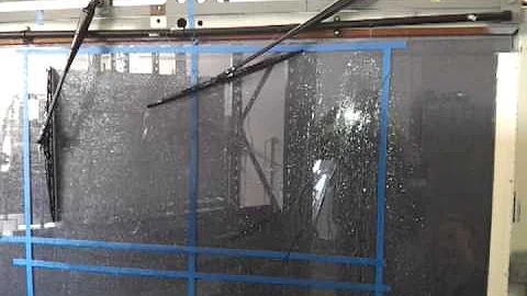 Windscreen Wiper Test Angled Blade