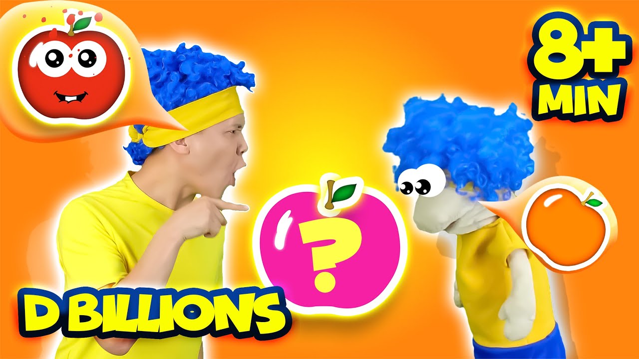 Fruits Shapes with Puppets + MORE D Billions Kids Songs YouTube
