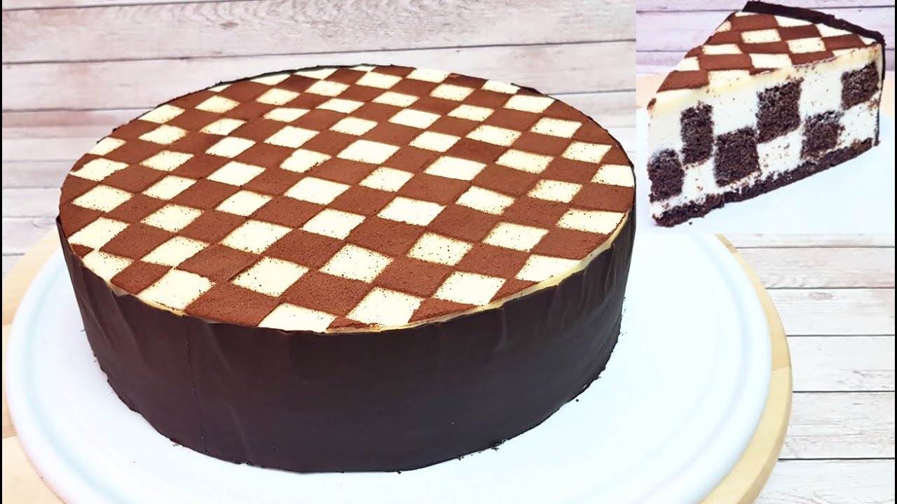 TARTA AJEDREZ con Galletas Oreo | Sin Moldes Especiales | Chess Cake #057