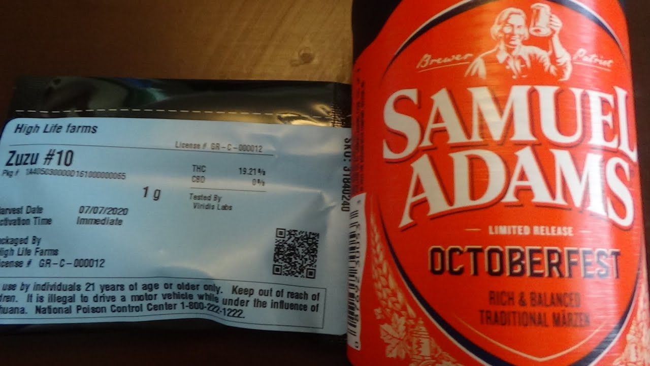 ASMR Smoking Some Zuzu And Drinking Samuel Adams