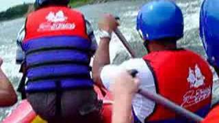 River Rafting And Falling
