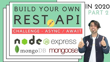 Challenge 1: Build Your Own REST API using Async-Await with Nodejs Express and MongoDB in Hindi ✌