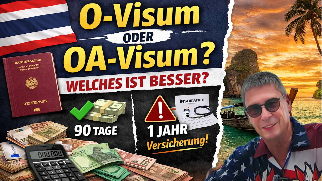 Thailand Rentnervisum: Die Wahrheit über O vs. OA