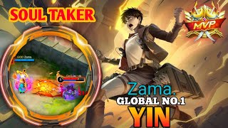 Global No.1 Yin gameplay by ' Zama. ' ~ Mobile Legends