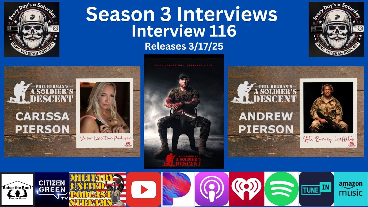 Interview 116- Carissa and Andrew Pierson Present "A Soldier's Descent" – A Powerful Horror