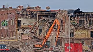 Gary Indiana Lew Wallace High School coming Down part 6