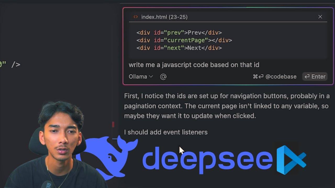 Deepseek 7B VPS Test Pake Di VSCODE