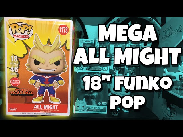 Funko Pop! Anime: My Hero Academia- All Might Vinyl Figure Jumbo Size 10  inch