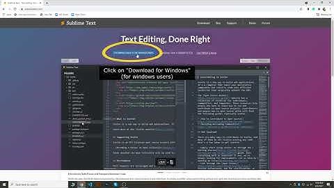 How to Download and Install Sublime Text 4 (Windows)