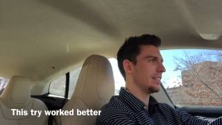 Tesla Model S P85D Acceleration - Insane Mode Makes Holding a Camera Difficult