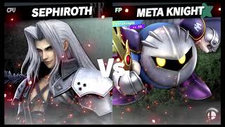 Super Smash Bros Ultimate Amiibo Fights – Sephiroth & Co #236 Sephiroth vs Meta Knight